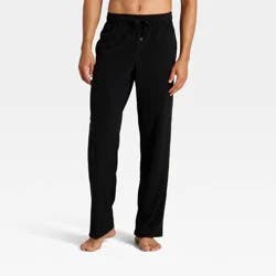 Men's Microfleece Pajama Pants - Goodfellow & Co™ Black M