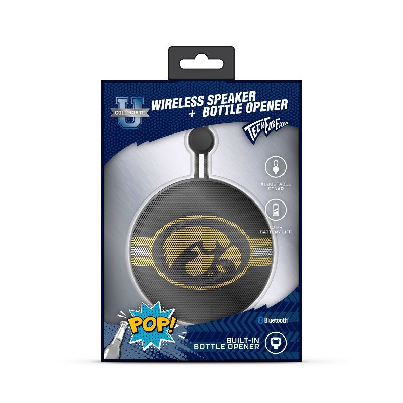 slide 4 of 5, NCAA Iowa Hawkeyes Circle Portable Speaker, 1 ct