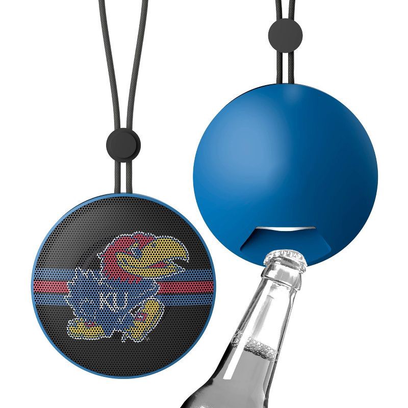 slide 3 of 5, NCAA Kansas Jayhawks Circle Portable Speaker, 1 ct