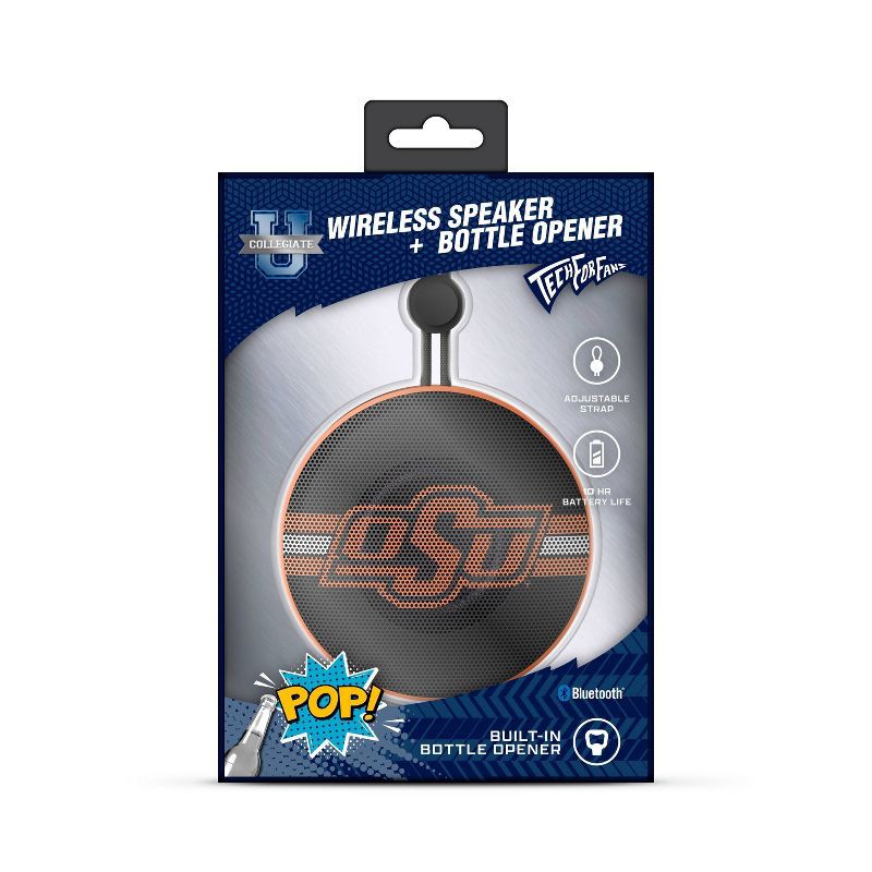slide 4 of 5, NCAA Oklahoma State Cowboys Circle Portable Speaker, 1 ct