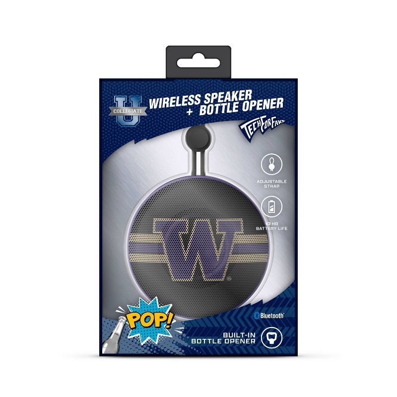 slide 3 of 4, NCAA Washington Huskies Circle Portable Speaker, 1 ct