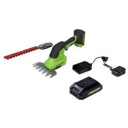 Greenworks 8" Shear Shrubber Hedge Trimmer