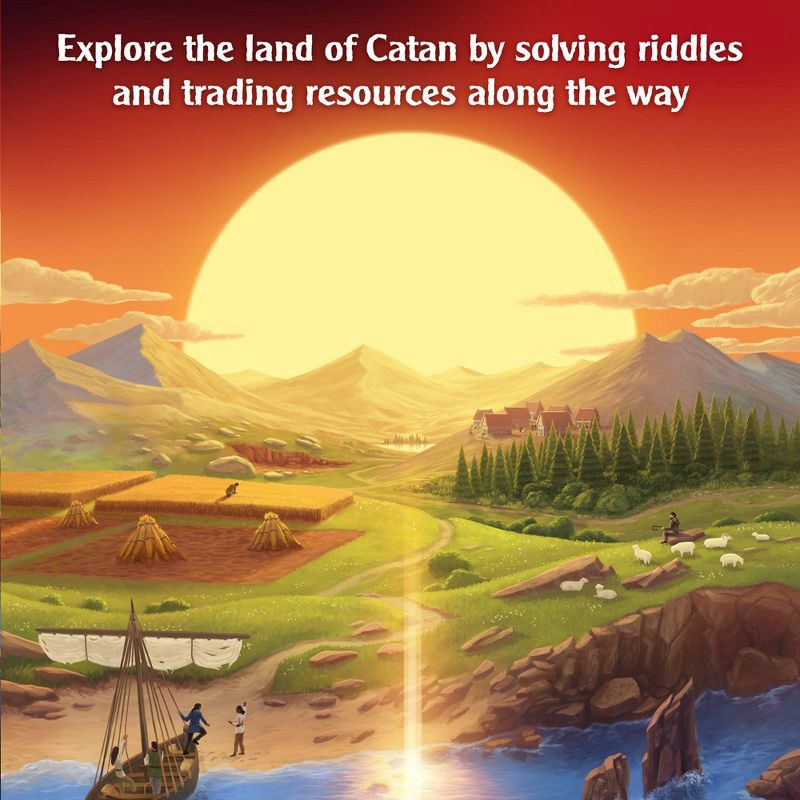 slide 2 of 5, Thames & Kosmos EXIT: The Game - Adventures in Catan: Creative Thinking Board Game for 1-4 Players, 1 ct