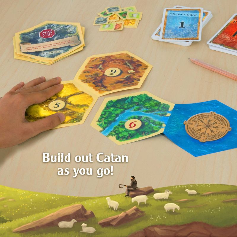 slide 4 of 5, Thames & Kosmos EXIT: The Game - Adventures in Catan: Creative Thinking Board Game for 1-4 Players, 1 ct