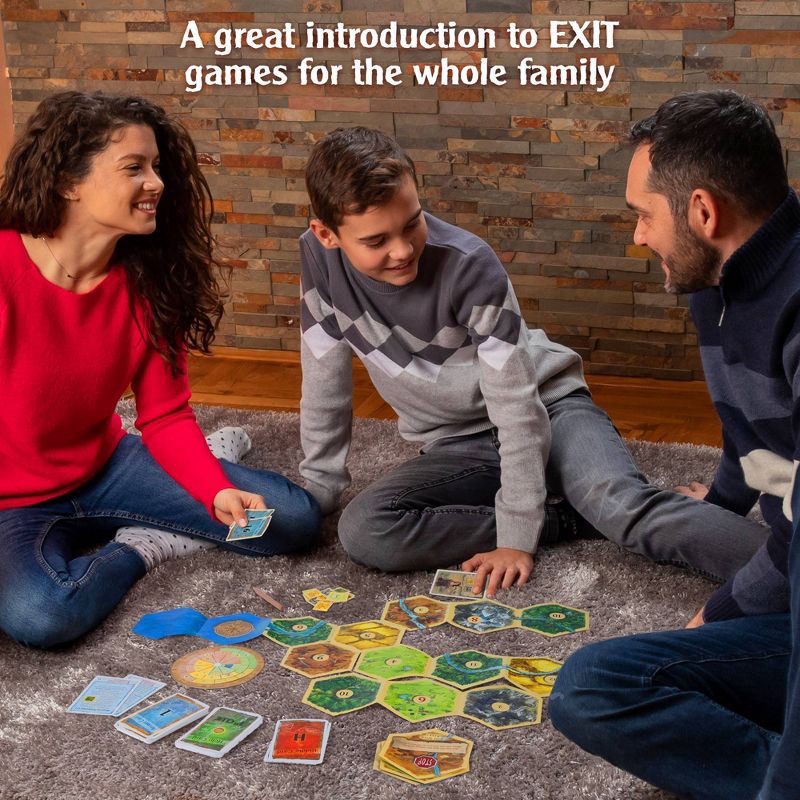 slide 5 of 5, Thames & Kosmos EXIT: The Game - Adventures in Catan: Creative Thinking Board Game for 1-4 Players, 1 ct