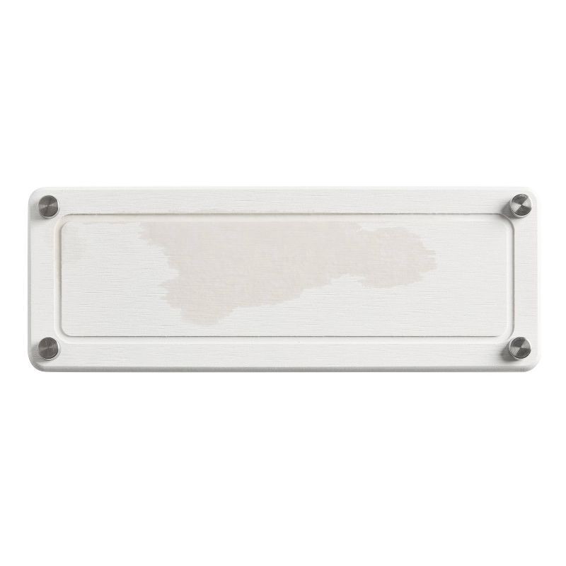 slide 4 of 5, Distributed by Vendor 4"x11" Diatomaceous Stone Bath Tray with Carved Metal Feet Warm White, 1 ct