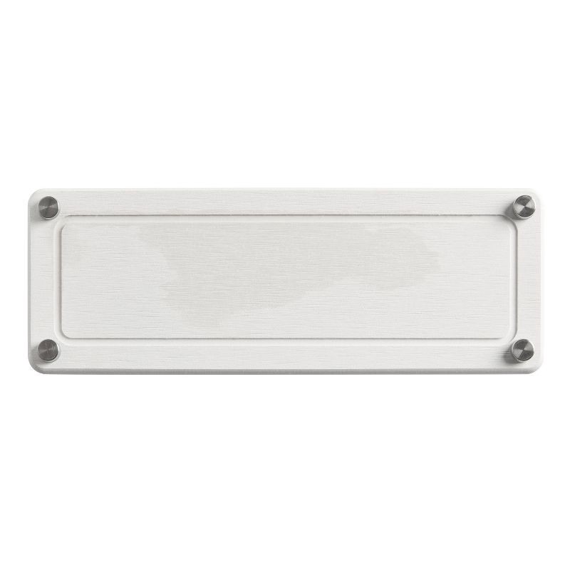 slide 5 of 5, Distributed by Vendor 4"x11" Diatomaceous Stone Bath Tray with Carved Metal Feet Warm White, 1 ct