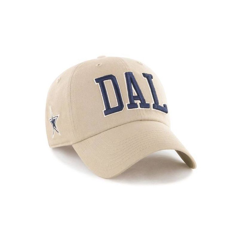 slide 2 of 3, NFL Dallas Cowboys Adult Khaki Clique Hat, 1 ct
