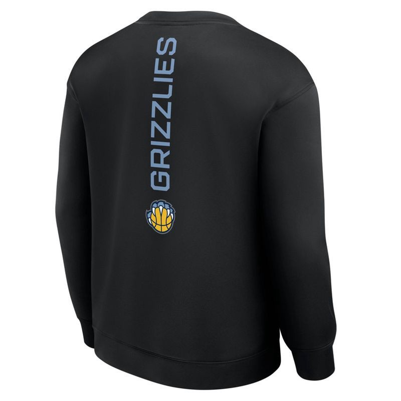 slide 2 of 3, NBA Memphis Grizzlies Men's Black Poly Fleece Sweatshirt - L, 1 ct