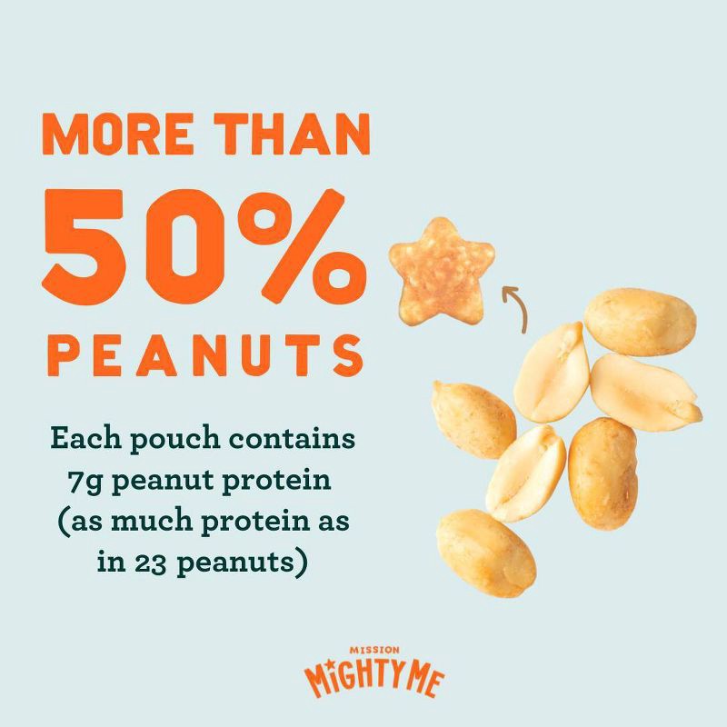 slide 6 of 9, Mission MightyMe Nutty Puffs Baby Snacks - Organic Peanut Butter with Banana - 1.5oz, 1.5 oz