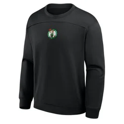 NBA Boston Celtics Men's Black Poly Fleece Sweatshirt - XL