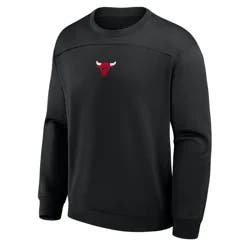 NBA Chicago Bulls Men's Black Poly Fleece Sweatshirt - XXL