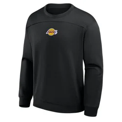 NBA Los Angeles Lakers Men's Black Poly Fleece Sweatshirt - XXL