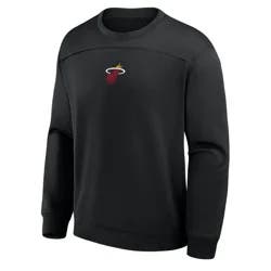 NBA Miami Heat Men's Black Poly Fleece Sweatshirt - XXL