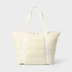 Faux Shearling Tote Bag - All in Motion™ White