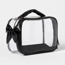 Clear Toiletry Kit and Bag - Open Story™ Black