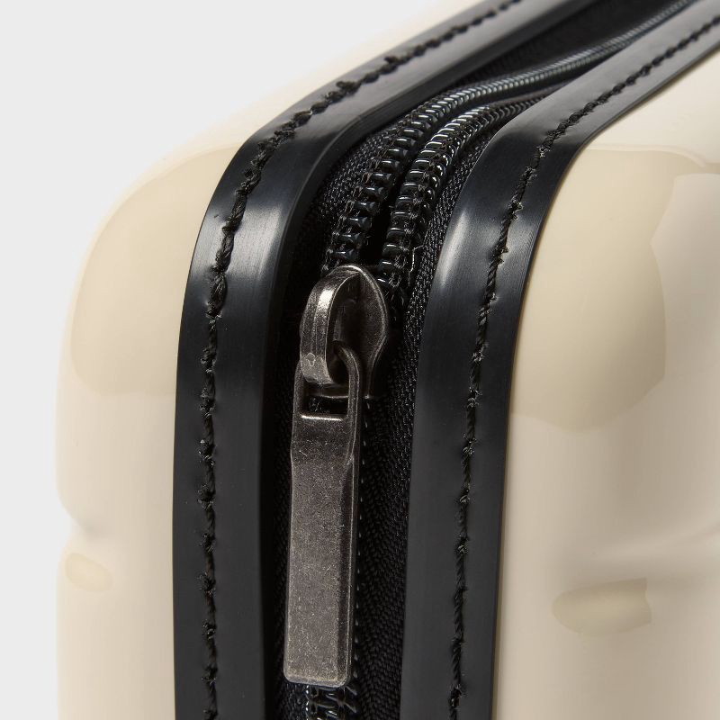 slide 3 of 3, Hardside Dopp Kit Case - Open Story™ Off-White, 1 ct