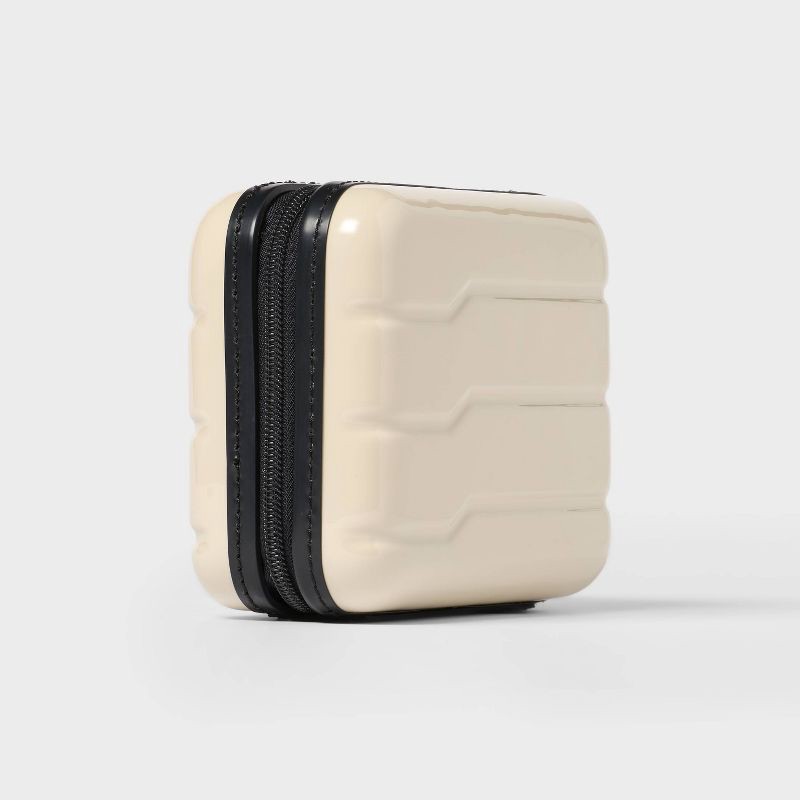 slide 1 of 3, Hardside Dopp Kit Case - Open Story™ Off-White, 1 ct