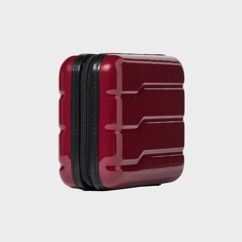slide 1 of 3, Hardside Dopp Kit Case - Open Story™ Burgundy, 1 ct