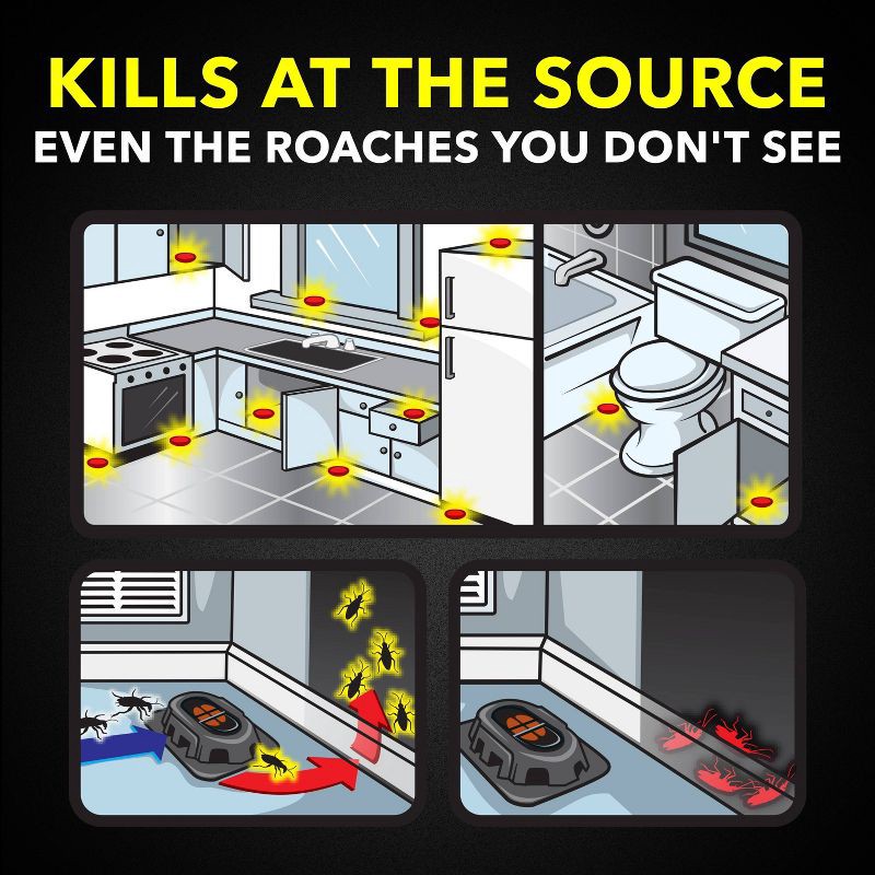 slide 3 of 13, Raid Roach Baits Double Control Large 8ct, 8 ct