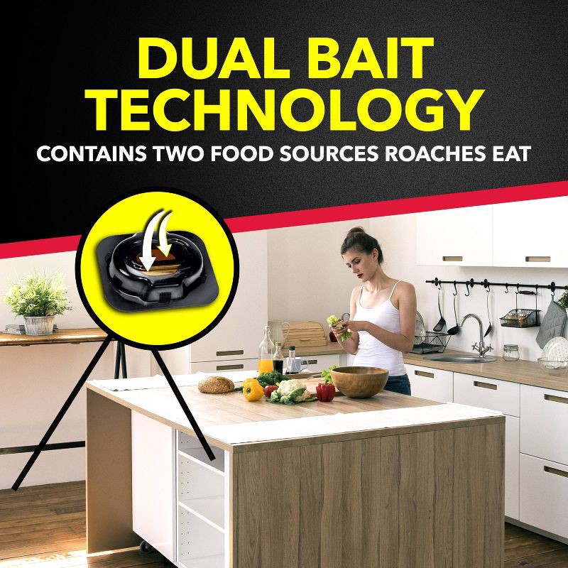 slide 6 of 13, Raid Roach Baits Double Control Large 8ct, 8 ct