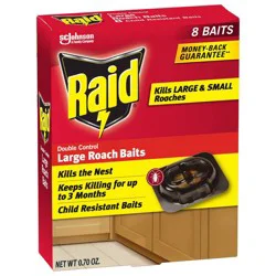 Raid Roach Baits Double Control Large 8ct