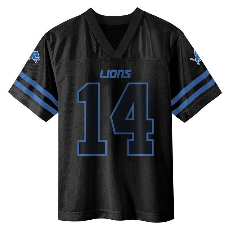 slide 2 of 3, NFL Detroit Lions Amon-Ra St. Brown Boys' Black Short Sleeve Jersey - XS, 1 ct