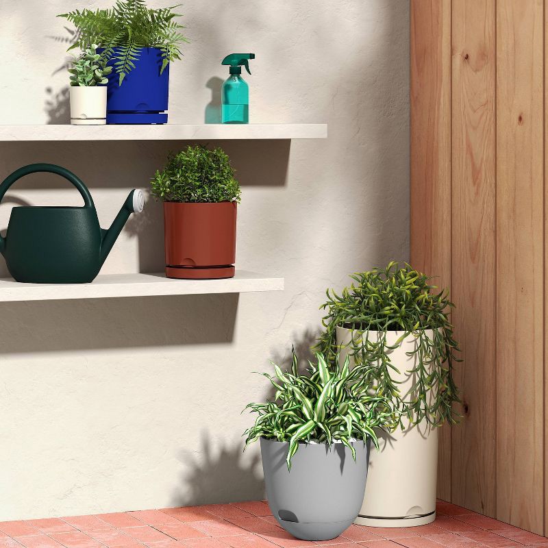 slide 2 of 3, 2gal Plastic Watering Can Avocado - Room Essentials™, 2 gal