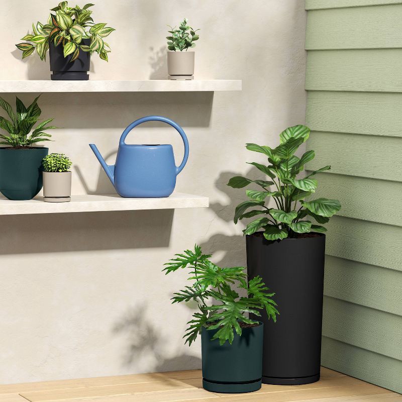 slide 2 of 3, 1gal Plastic Watering Can Blue - Room Essentials™, 1 gal