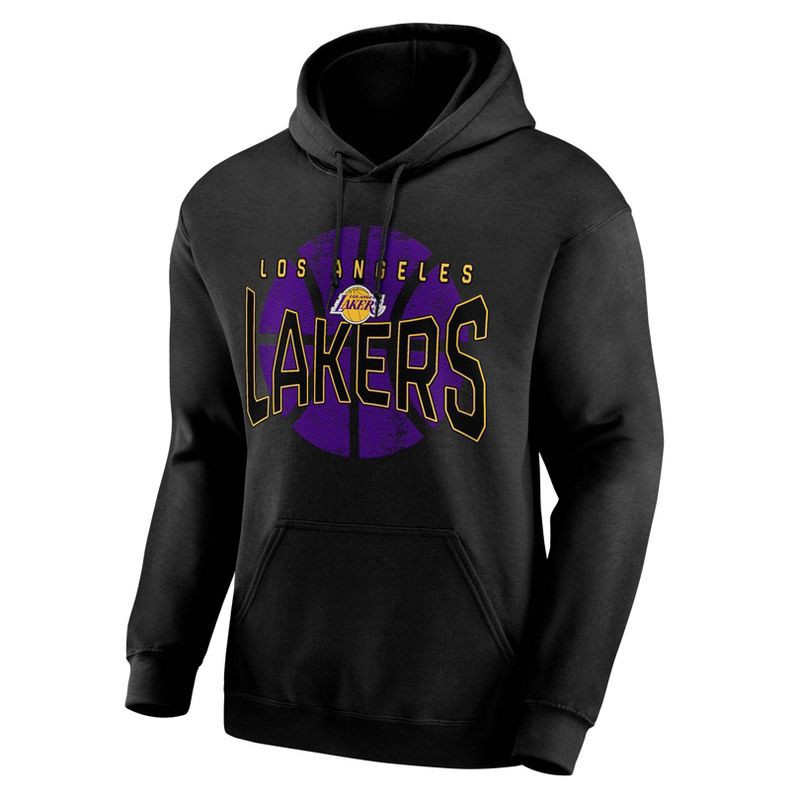 slide 1 of 3, NBA Los Angeles Lakers Men's Black Hooded Sweatshirt - M, 1 ct
