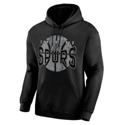 NBA San Antonio Spurs Men's Black Hooded Sweatshirt - M