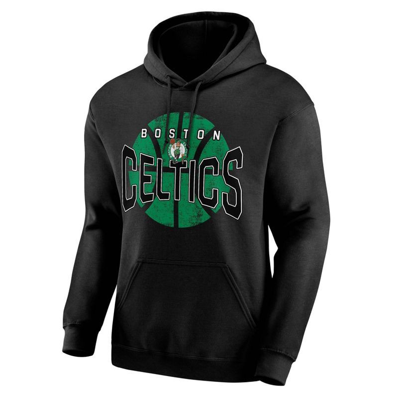 slide 1 of 3, NBA Boston Celtics Men's Black Hooded Sweatshirt - L, 1 ct