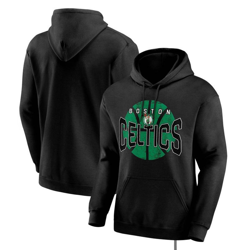 slide 3 of 3, NBA Boston Celtics Men's Black Hooded Sweatshirt - L, 1 ct