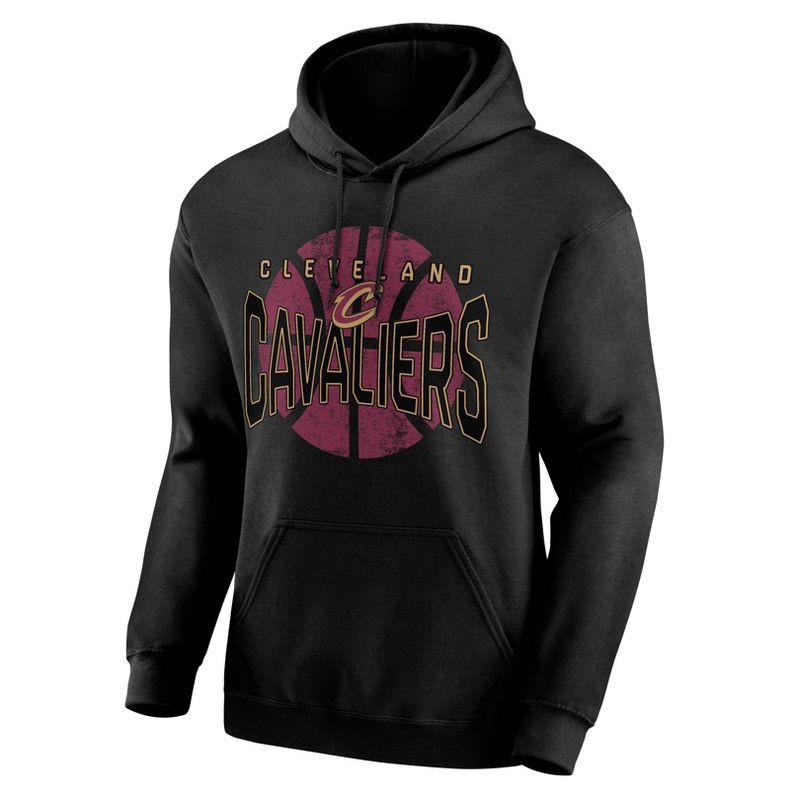 slide 1 of 3, NBA Cleveland Cavaliers Men's Black Hooded Sweatshirt - L, 1 ct