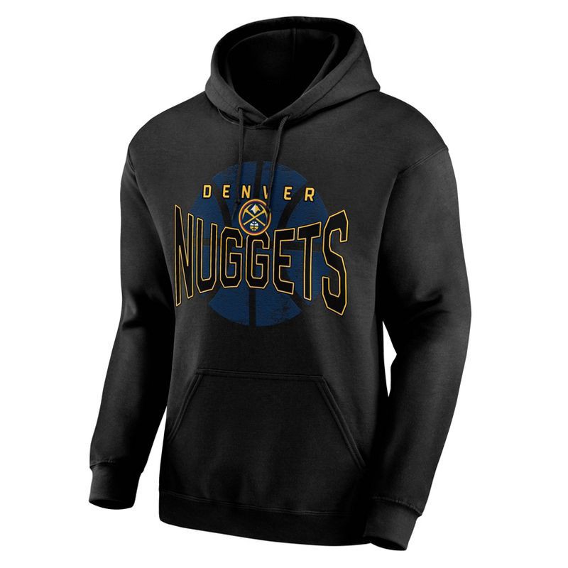 slide 1 of 3, NBA Denver Nuggets Men's Black Hooded Sweatshirt - L, 1 ct