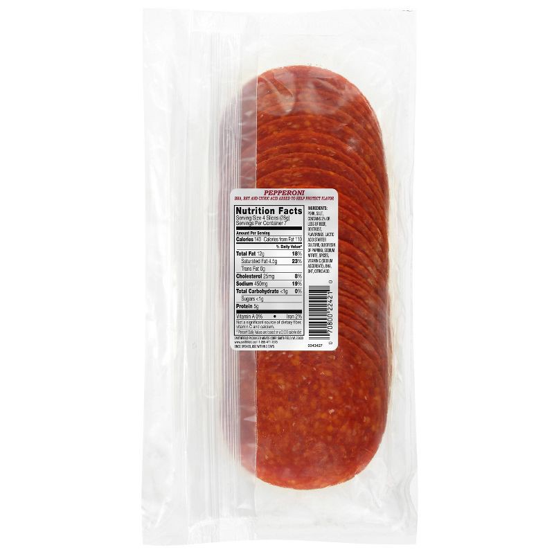 slide 2 of 4, Prime Fresh Delicatessen Sliced Pepperoni - 7oz, 7 oz