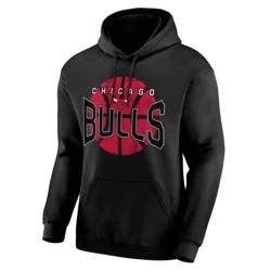 NBA Chicago Bulls Men's Black Hooded Sweatshirt - XXL