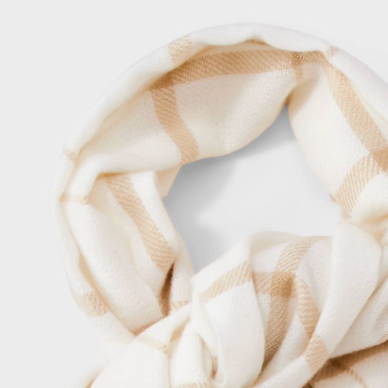 slide 3 of 3, Light Weight Woven Scarf - Universal Thread™ Beige, 1 ct