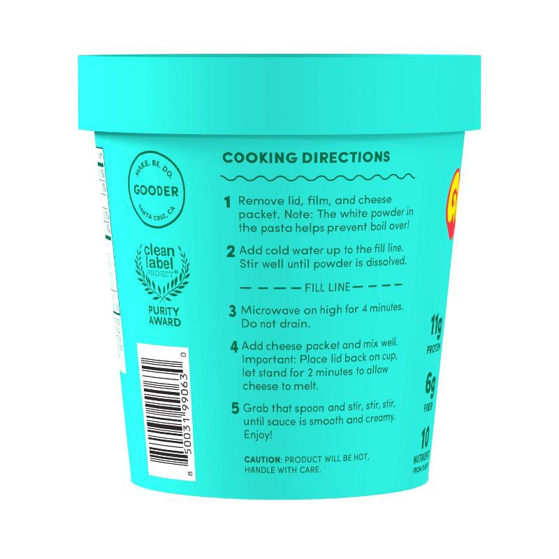 slide 3 of 5, Goodles Cheddy Mac Creamy Cheddar Protein Mac and Cheese Cup - 2.2oz, 2.2 oz