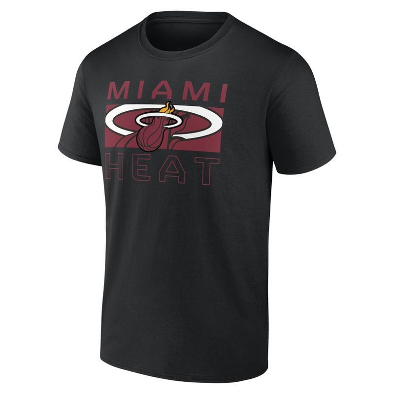 slide 1 of 3, NBA Miami Heat Men's Short Sleeve T-Shirt - S, 1 ct