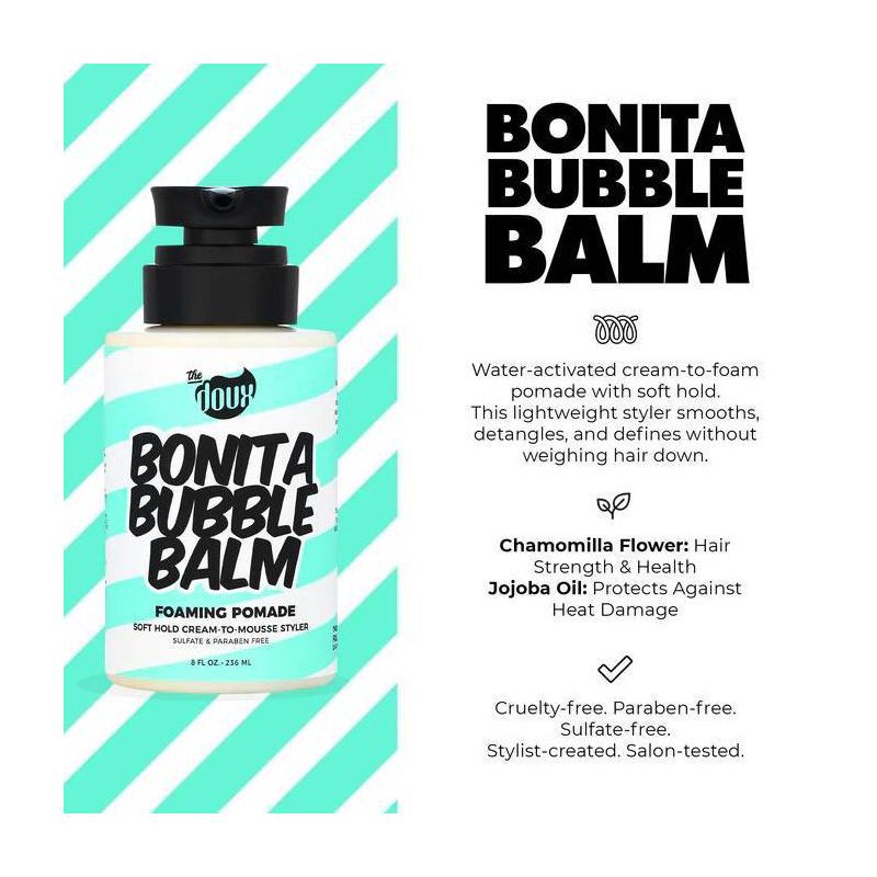 slide 3 of 7, The Doux Bonita Bubble Balm Foaming Pomade - 8 fl oz, 8 fl oz