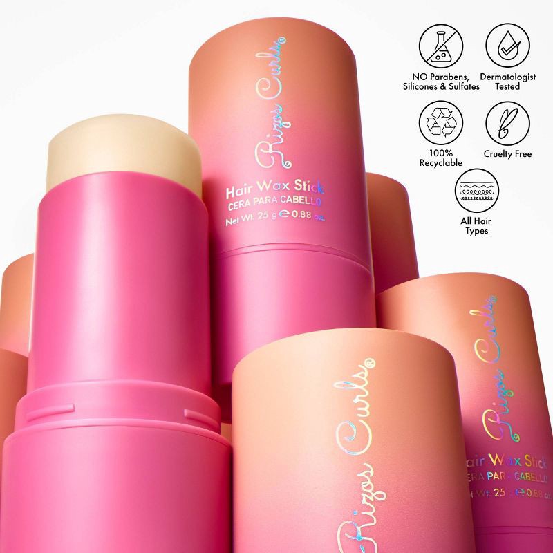 slide 10 of 10, Rizos Curls Hair Wax Stick - 0.88oz, 0.88 oz