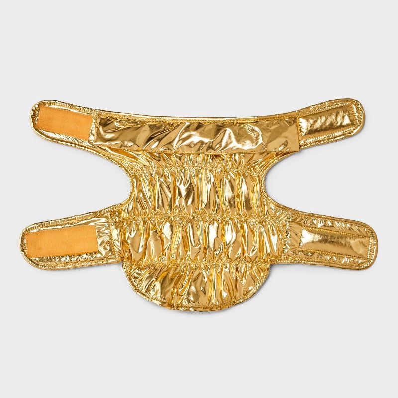 slide 2 of 6, Puffer Dog Vest - Boots & Barkley™ Metallic Gold S, 1 ct