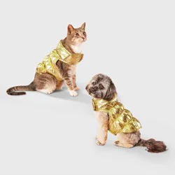 Puffer Dog Vest - Boots & Barkley™ Metallic Gold S