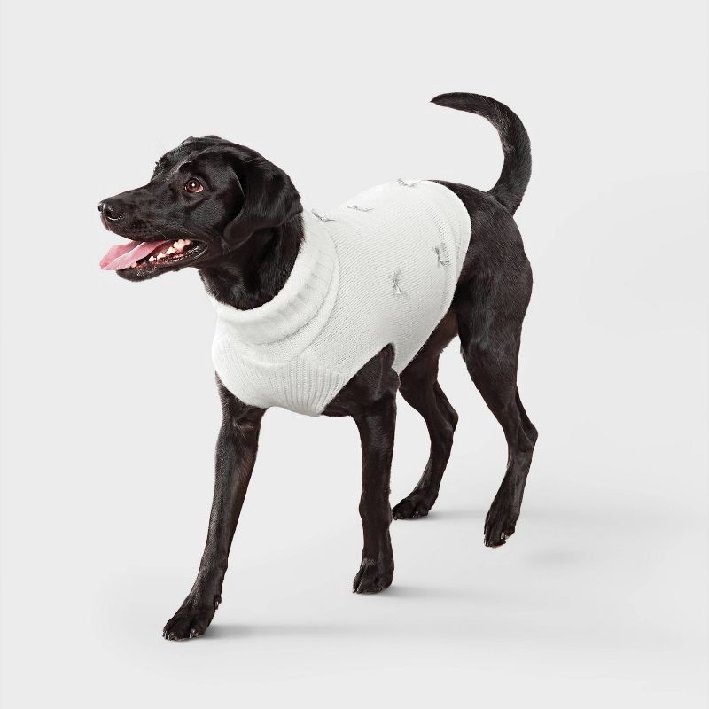 slide 1 of 3, Bows Dog Pullover Sweater - Boots & Barkley™ M, 1 ct