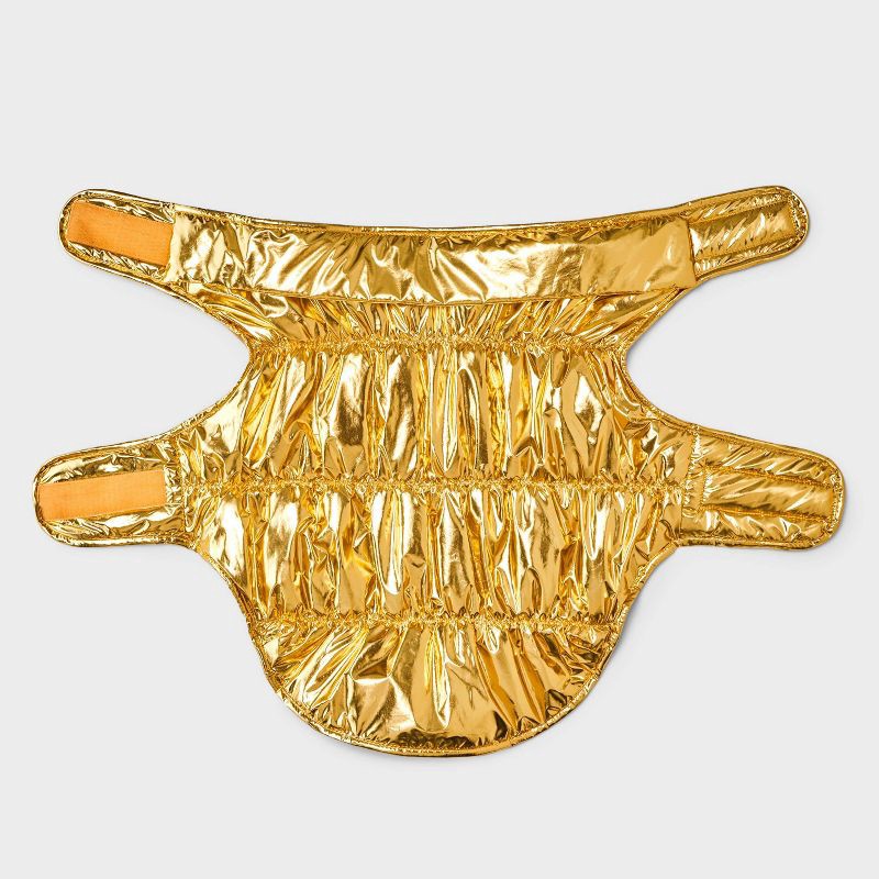 slide 2 of 6, Puffer Dog Vest - Boots & Barkley™ Metallic Gold L, 1 ct