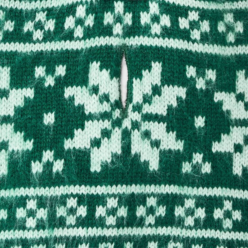 slide 4 of 6, Fair Isle Dog and Cat Sweater - Boots & Barkley™ Green S, 1 ct