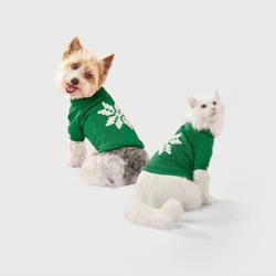 Snowflake Dog and Cat Sweatshirt - Boots & Barkley™ XS