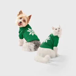 Snowflake Dog and Cat Sweatshirt - Boots & Barkley™ S