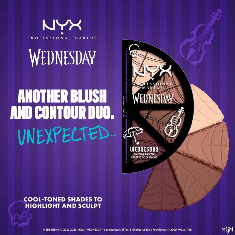 slide 6 of 9, NYX Professional Makeup Wednesday Stained Glass Contour Palette - 2.88oz, 2.88 oz